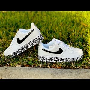Custom Nike Air Force 1 Splatter
